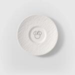 Villeroy & Boch V&B Manufacture Rock Blanc - Mickey Mouse alátét kávés csészéhez 15, 4cm (10-4720-1310)