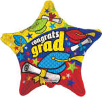 Kaleidoscope Ballagási lufi 18" 45cm, csillag, Congrats Grad (LUFI348717)