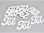  Fehér fa Tél felirat 4, 5x7cm 8db/csomag