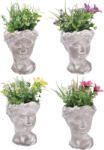 AdTrend Set 4 plante artificiale in ghiveci 14 x 14 x 30 cm (107024)