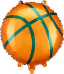 PartyDeco Balon din folie - Minge de baschet 35 × 35 cm