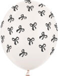 PartyDeco Balon latex - Fundițe negre 30 cm
