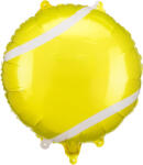 PartyDeco Balon din folie - Minge de tenis 35 x 35 cm
