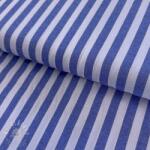  Pamutvászon YARN DYED BIG Stripes blue