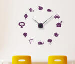 4 Decor Sticker Ceas de Perete Pentru cei Mici