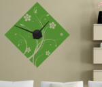 4 Decor Ceas de perete discret floral