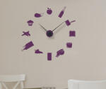 4 Decor Sticker Ceas de Perete Pentru Bucatarie