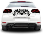 4 Decor Sticker auto - Floare simetrica