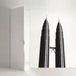 4 Decor Sticker Turnurile Petronas - beestick-deco - 87,00 RON