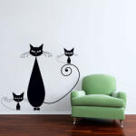 4 Decor Sticker Familie de pisicute - beestick-deco - 46,99 RON