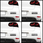 4 Decor Sticker auto - Amuzant si ofensiv (pachet)