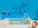 4 Decor Sticker Delfin cu stele de mare - beestick-deco - 53,00 RON