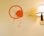 4 Decor Autocolant Ceas de perete Splash