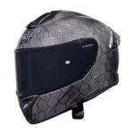 Pilot Wing RS Carbon Snake Lucios Cască Moto Față Întreagă ECE 22.06 1400gr cu Vizieră de Soare PIL000KRA159 (PIL000KRA159)