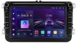 PilotOn Navigatie PilotOn Skoda Octavia II (2004-2013) Gri cu Android, 2GB RAM, 64 GB, Ecran IPS 8" 1280 x 720, CarPlay & Android Auto Model Clasic (NAV-VAG-8CH83)