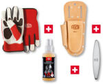FELCO Metszőolló EXTRA tartozék csomag: FELCO 702 kesztyű + FELCO 910+ metszőolló tok + FELCO 981 tisztító spray + FELCO 903 gyémántos fenőacél