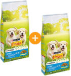 Friskies Junior Száraz Kutyatáp (Csirke, Zöldségek és Tej) - 2x15 kg - pepita