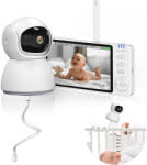 EXTRALINK Reya Electronic baby monitor MO570 with 5 inch monitor, VOX 2.4 GHz (EX.29010) Aparat supraveghere bebelus