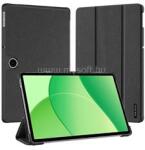 Dux Ducis OnePlus Pad Lite DOMO tok álló, bőr hatású aktív FLIP, textil minta, FEKETE (GP-183473) (GP-183473)