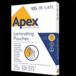 APEX Lamináló fólia A4, 80 mic. 100 db/doboz, Light (APEX_66878) (APEX_66878)