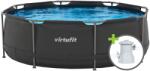 VirtuFit Fémvázas medence vízszűrővel 244x76cm