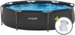 VirtuFit Fémvázas medence vízszűrővel 305x76cm