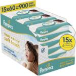 Pampers Aqua Soft Touch, 900 db (15× 60 db)