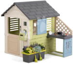 Smoby Căsuță cu poștă Pretty Playhouse&Kitchen Life Smoby cu bucătărie extensibilă, cu filtru UV, de la 24 luni (SM810305-M) Casuta pentru copii