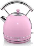 Swan Fierbator electric Swan Retro 1, 8L, 3000W, design vintage, roz (SK14630) Fierbator