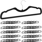 Relaxdays Umeras cu catifea Relaxdays, set 50 bucati, rutschfest, negru, dimensiuni 42, 5 cm (10029417_46)