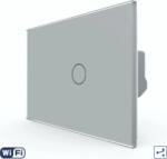 LIVOLO Intrerupator Simplu Cap Scara / Cruce Wi-Fi cu Touch LIVOLO standard italian - Serie Noua (Gri) (vl-fc1sny-2g-3i)