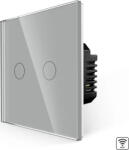 Luxion Intrerupator Dublu Wi-Fi cu Touch din Sticla LUXION (lx-wt2-201g-w)