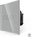 Luxion Intrerupator Triplu Wi-Fi cu Touch din Sticla LUXION (lx-wt2-301g-gy)