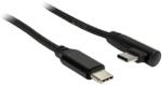 Inter-Tech Cablu de date Inter-Tech 88885581, USB-C male - USB-C male, 1 m, Black (88885581)