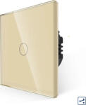 Luxion Intrerupator Simplu Cap Scara cu Touch din Sticla LUXION Serie A (Auriu) (lx-mt-a102g-g)