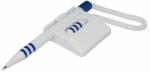 Office Products Pix cu suport autoadeziv si snur, orizontal, Office Products - corp alb/albastru - scriere albastra (OF-17016211-01) - forit