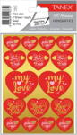 Tanex Stickere decorative, 2 file/set, TANEX Kids, inimi aurii (TX-35602)