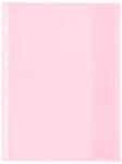 Optima - prod din plastic Folie protectie doc. A4, clapa laterala, inchidere cu capsa, 4/set, 200 microni, Optima -transparent (OP-5101200A4-27)