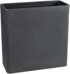 Scheurich C-Cube virágdézsa 59 cm x 24, 5 cm x 58 cm Stony Black