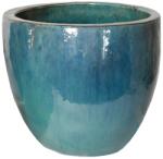 Mega Collections Egg Pot mázas kaspó 30 cm x 26 cm Szeladon