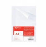 Optima - prod din plastic Folie protectie "L" pentru documente A4, 120 microni, 100 folii/set, Optima - cristal (OP-505012000)