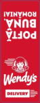 Articole promot LOCALE Rola etichete, 1000 buc/rola personalizat Wendy"s (ET-WENDYS)