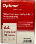 Optima - prod din plastic Folie protectie pentru documente A4, 100 microni, 100 folii/cutie, Optima Premium - cristal (OP-503110000)