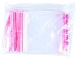 Office Products Pungi plastic cu fermoar pt sigilare, 100x100mm, 40microni, 100buc/set, Office Products-transparente (OF-15072815-90)