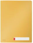 Leitz Mapa LEITZ Cosy, cu eticheta si 3 separatoare, PP, A4, 40 coli, galben chihlimbar (L-47160019)
