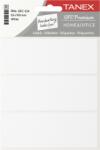 Tanex Etichete autoadezive, 52 x 100 mm, 80 buc/set, TANEX, alb (TX-OFC-134-WH)