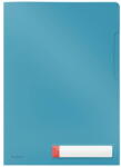 Leitz Mapa protectie LEITZ Cosy, deschidere L, PP, A4, 40 coli, cu eticheta, 3 buc/set, albastru celest (L-47080061)