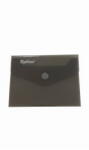 Optima - prod din plastic Mapa PP protectie documente A7 landscape, inchidere cu capsa, 10/set, Optima - fumuriu (OP-5100180A7-28)