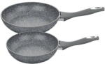 Myria Set Tigai Myria My4403, 2 Piese, 24-28cm, Aliaj De Aluminiu, Gri (my4403)