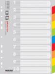 Office Products Separatoare carton color, A4, 170g/mp, 10 culori/set, Office Products (OF-21071021-99) - forit